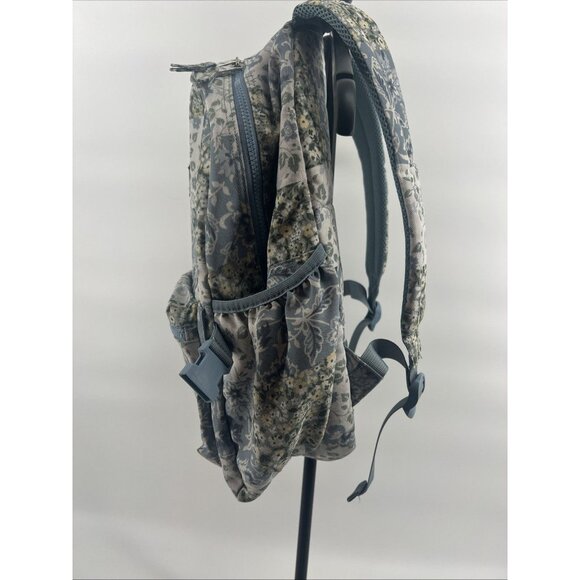 Abercrombie & Fitch A&F Backpack Kids Floral Blues & Greens Clean - Picture 6 of 16